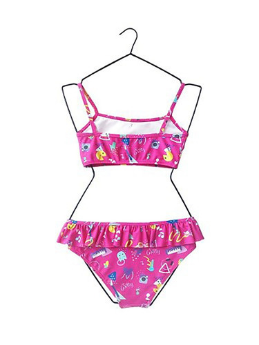 Imagen 1 de 5 de Traje De Baño Music Malla Bikini Nena Verano Witty Girls