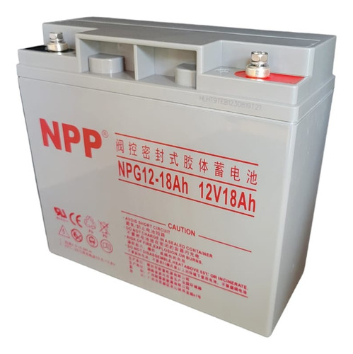 Batería Gel 12v18ah Ciclo Profundo Marca Npp