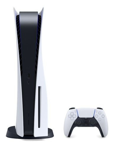 Imagen 1 de 3 de Sony PlayStation 5 825GB Standard  color blanco y negro