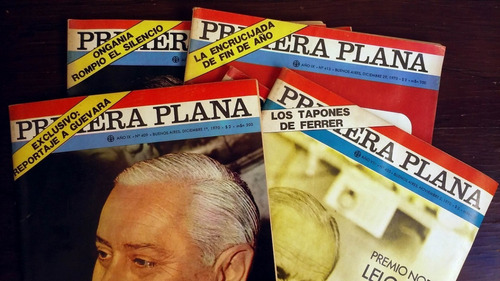 Revista Primera Plana - Lote De 6 Numeros * Año 1970