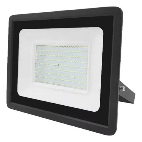 Reflector Led Candela 200w Ip65 Luz Blanca Fría 7277 Negro Blanco Frío