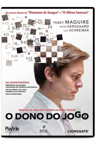 O Dono Do Jogo - Dvd - Tobey Maguire - Liev Schreiber - Novo