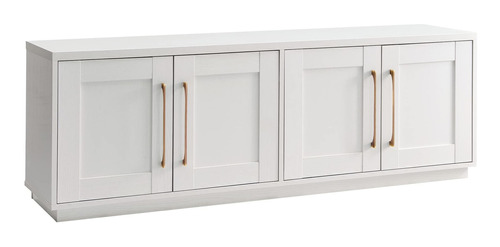 Soporte Rectangular Para Tv 80  Color Blanco