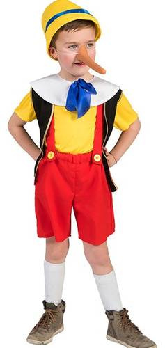 Trajes Pinochio Cosplay De Nariz Larga Para Niños En Hallowe