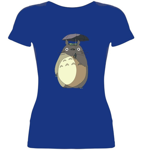 Remera Mujer Algodón Mi Vecino Totoro