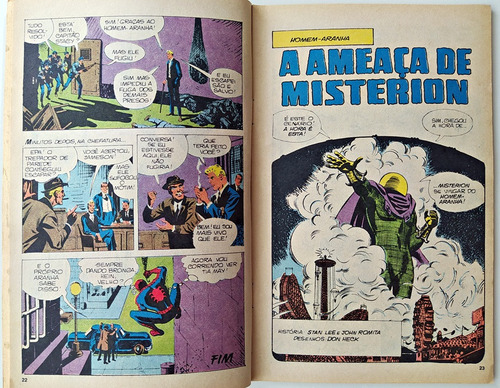 Gibi: Homem Aranha No 25, Bloch 1977, Original Raro - Pôster (Usado)
