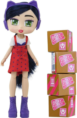 Boxy Girls - Muñeca Fashion Doll + 12 Sorpresas - Riley
