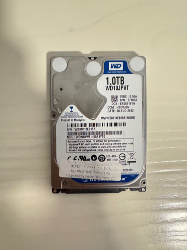 Lote 4 Discos Duros Laptop 2.5 Gris (Usado)