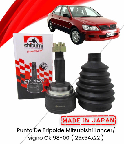 Punta De Tripoide Mitsubishi Lancer 25x54x22