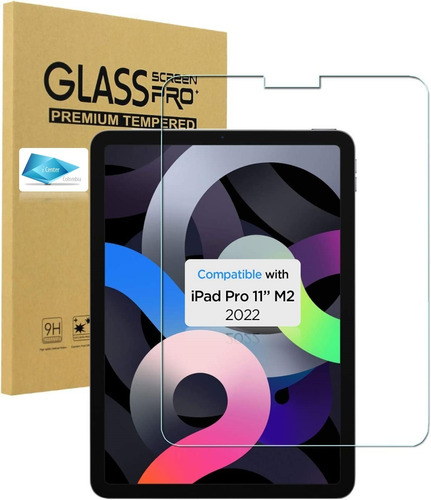 Vidrio Templado Pantalla iPad Pro 11  4a Gen 2022 + Kit