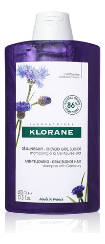 Klorane Champu Morado A Base De Plantas Con Centauro, Ilumin