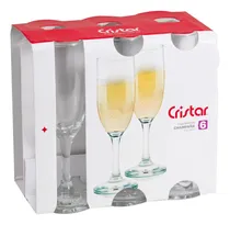 Comprar Copa Aragon Champagne Vidrio Cristar Importada 183ml Pack 12
