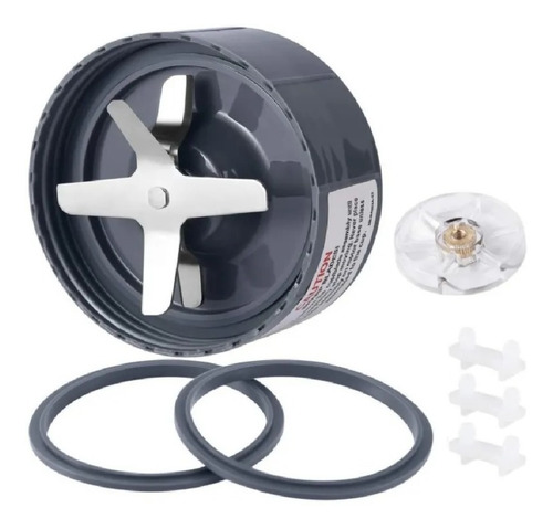 Set Aspas Cople Motor 2 Empaques Y Almohadillas Nutribullet
