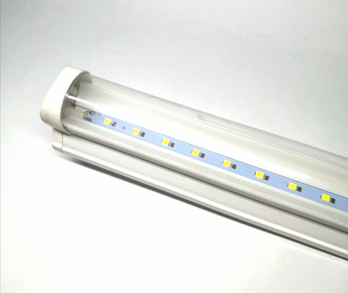 Regleta Tubo Led Con Base Integrada Blanca 18w Pakete 40 Pzs