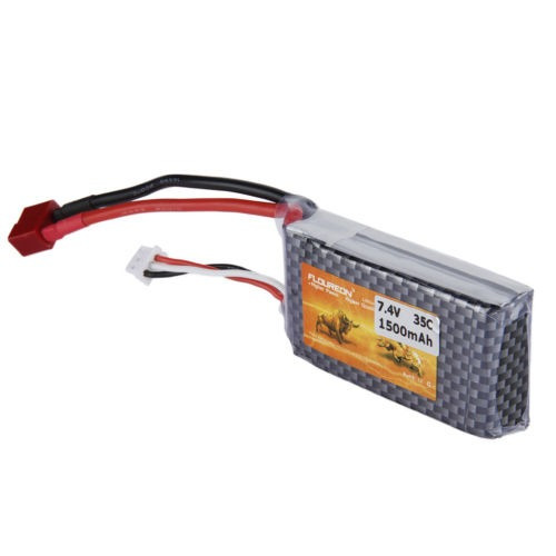 Floureon 7.4v 2s 1500mah 35c Batería Lipo Rc Por Coche Rc Ho