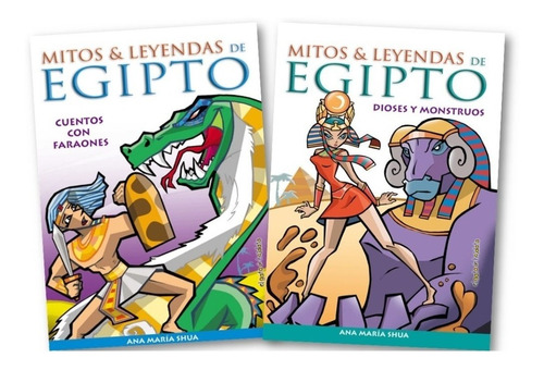 Combo 2 Libros Mitos Y Leyendas De Egipto