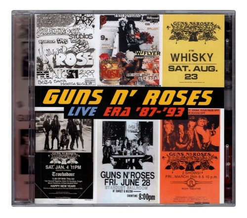 Guns N Roses - The Best Of Live Era 87 93 Cd Doble Nuevo