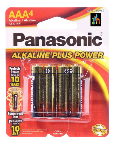 Paquete Pilas Alcalinas Panasonic Original X4 Aaa