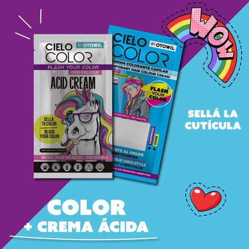 Kit Cielo Color Otowil Coloracion + Power Ized + Acid Cream