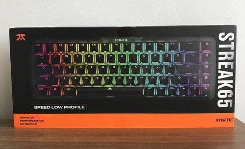 Teclado Mecanico Fnatic Streak65 Tamaño 65% Switches Rápidos