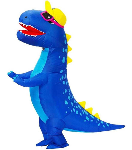 Fantasia Inflável Dinossauro T Rex  Adulto Mascote Engraçado