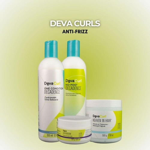 Devacurl No-poo Decadence Kit Home Care (4 Produtos)