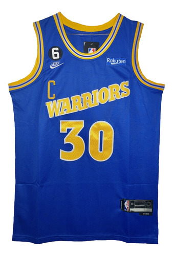 Camisa Jersey Nike Nba Importada Stephen Curry Warriors Azul