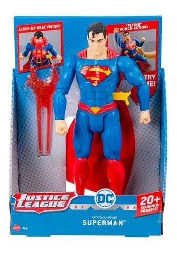 Shazam Golpe Relámpago Y Superman Poder Kriptoniano Figuras