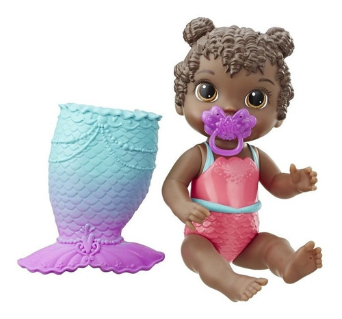 Boneca Baby Alive Linda Cauda Negra - Hasbro E5852