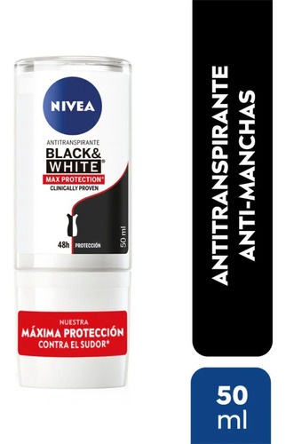 Nivea Deo Black & Withe Max Protection Roll On 50ml