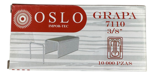 Grapa Tapicera Serie 70 Modelo 7110 3/8 Pulgada Plateado