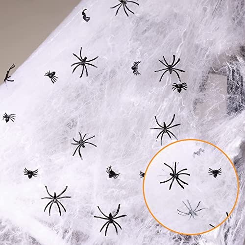Arañas De Plástico Negro De 2 Tamaños, 120 Piezas Ar...
