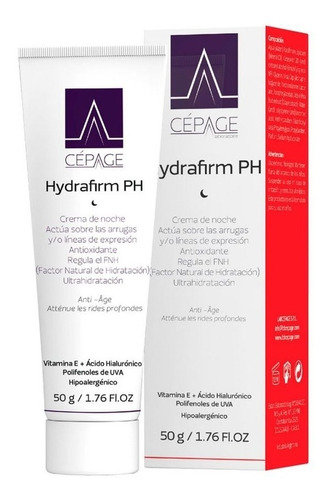Cepage Hydrafirm Ph Crema Hidratante Noche Anti-age 50g