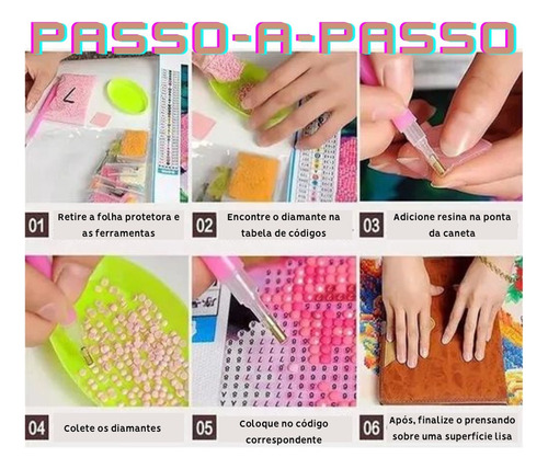 C Kit Pintura De Diamante 5d Diy 30x40 Quebra Cabeça Em