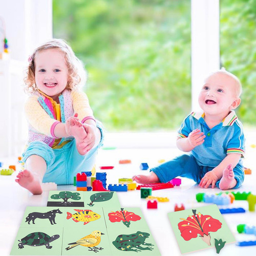 (b) Rompecabezas Montessori, Forma De Animal, Forma De Ceril