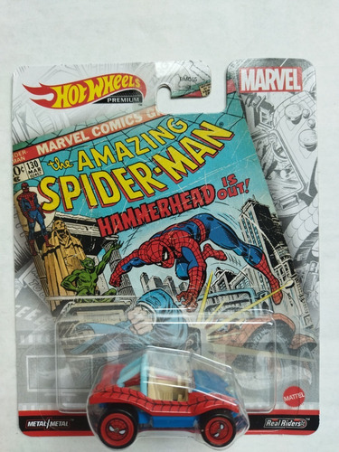 Hot Wheels Premium Spider-mobile Spider-man Hombre Araña Pm6