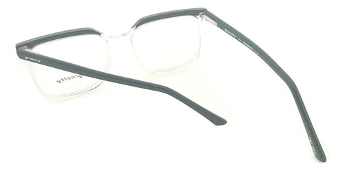 Anteojos Lentes Gravity Joss Receta Acetato Flex Armazon Negro-transparente