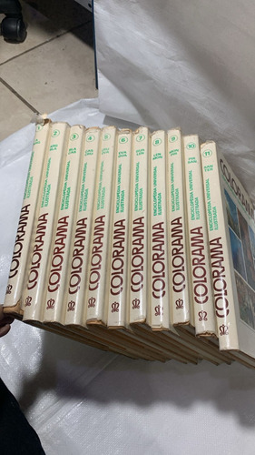 Enciclopédia Colorama - 11 Volumes + Atlas Nao Acompanha - Enciclopédia Universal Ilustrada (Usado)