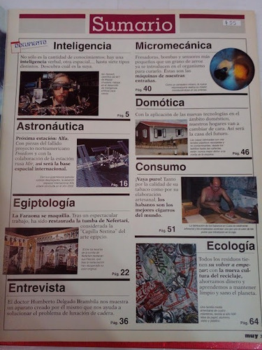 Revista Muy Interesante No 7 Año X|| (Usado)