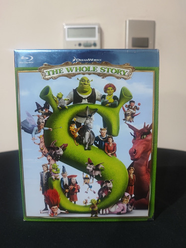Paquete De Películas Blue Ray  Shrek The Whole Story 