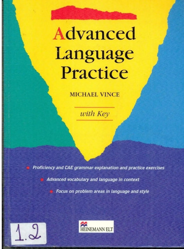 Livro Advanced Language Practice - Michael Vince - 295 Pag.