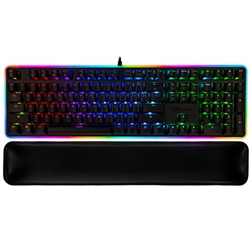 Rosewill Mechanical Gaming Keyboard Rgb Led Glow Backlit