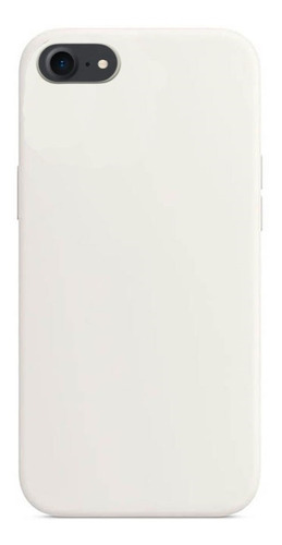 Protector Para iPhone 7 8 Se 2020 Silicona Blanco