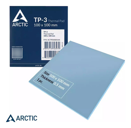 Almohadilla Termica Thermal Pad Arctic Tp-3 100x100x1 Mm 