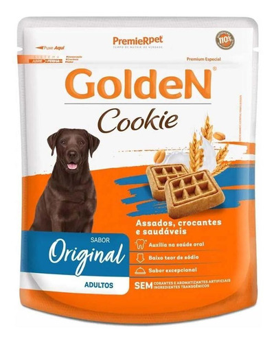 Biscoito Golden Cookie Original Cães Adultos 350g
