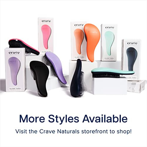 Cepillo Desenredante Para El Cabello Crave Naturals Glide Th