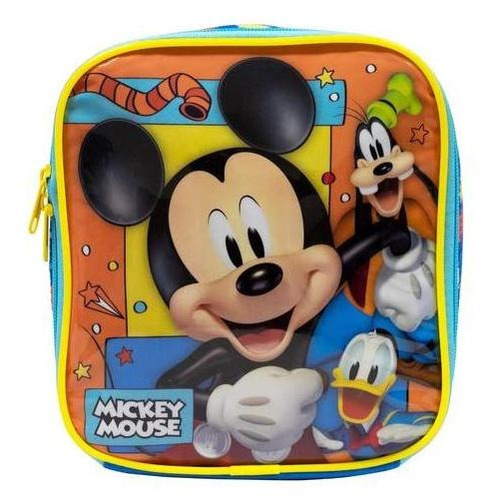 Lancheira Térmica Escolar Turma Do Mickey Meninos Xeryus Cor Azul Mickey Mouse
