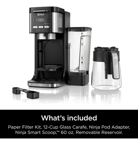 Cafetera Ninja Dualbrew Caliente Y Helado Para 12 Tazas