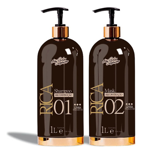 Tratamento Ouro Rica Shampoo E Máscara - Ap Professional