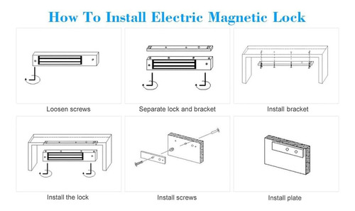Cerradura Electromagnética Para Sistema De Control De Acceso